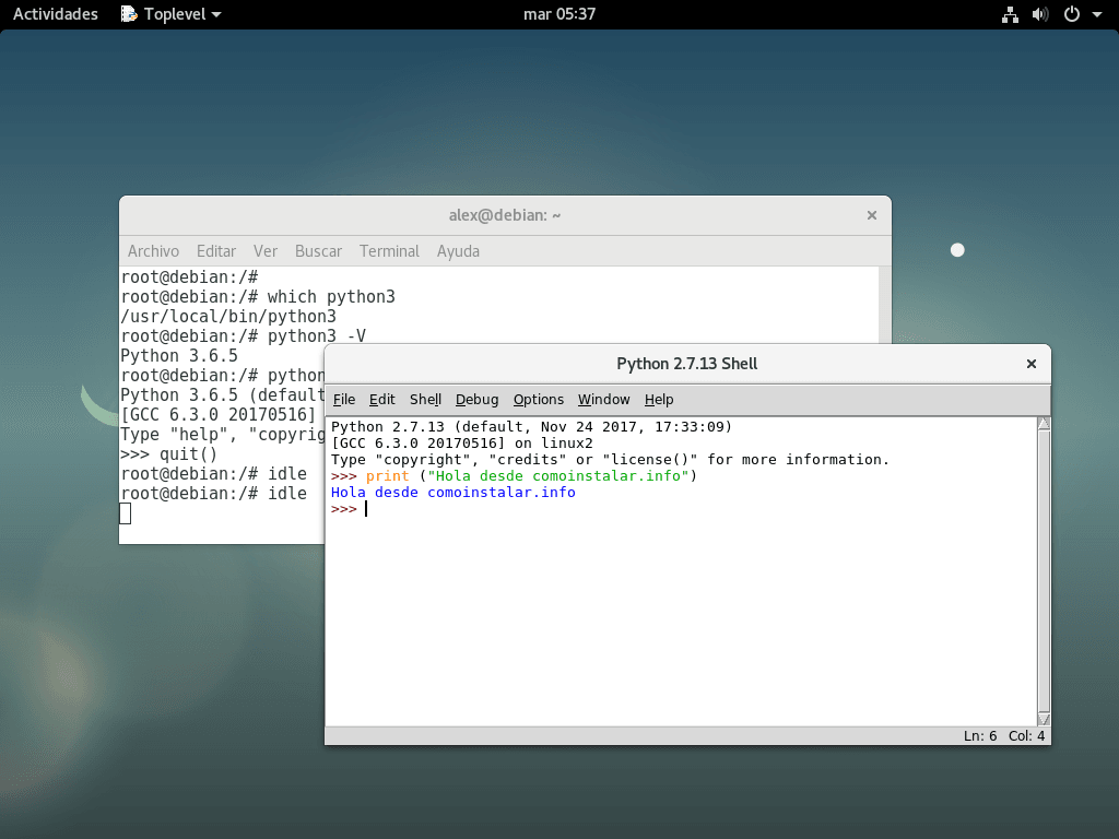 Cómo instalar Python 3.6 en Linux
