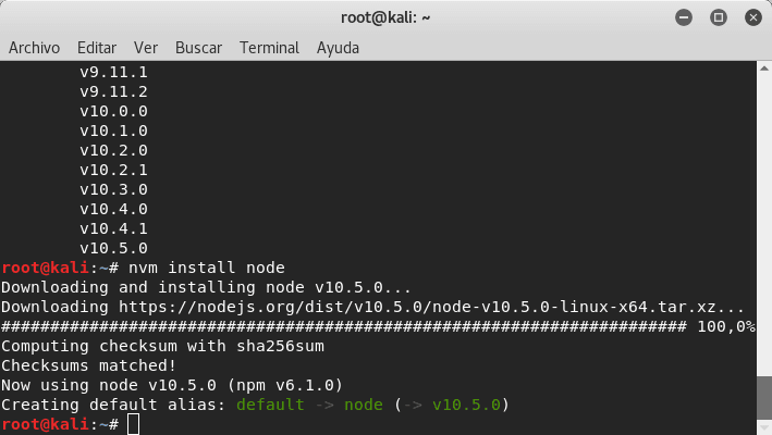 Instalación de NodeJS y NPM en Linux