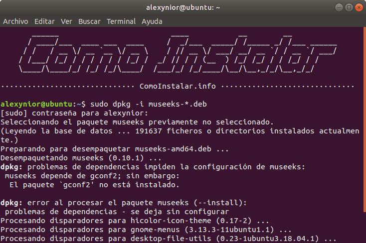 Instalar Museeks en Debian Ubuntu Linux