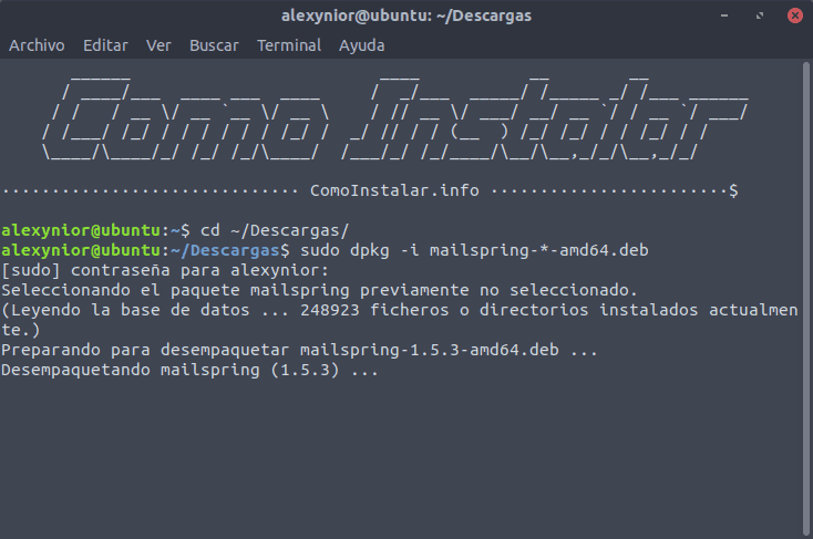 Instalar Mailspring en Ubuntu y Debian